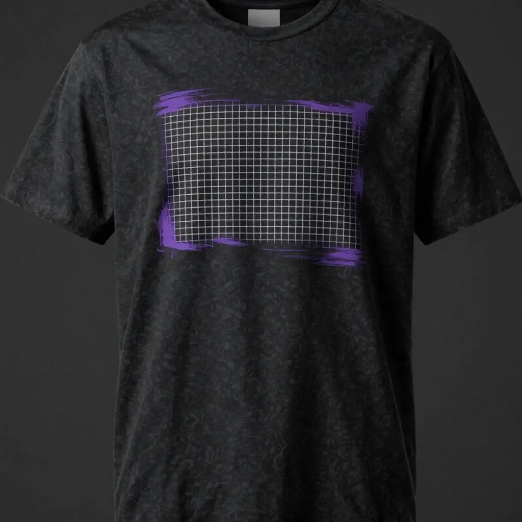 Afterimage Grid Tee